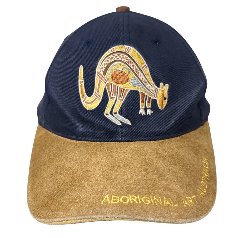Aboriginal Art Australia Strapback Baseball Cap Blue One Size Creative Products